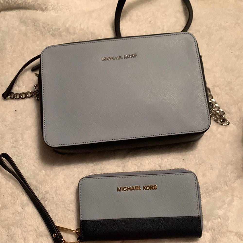Michael Kors crossbody and wallet